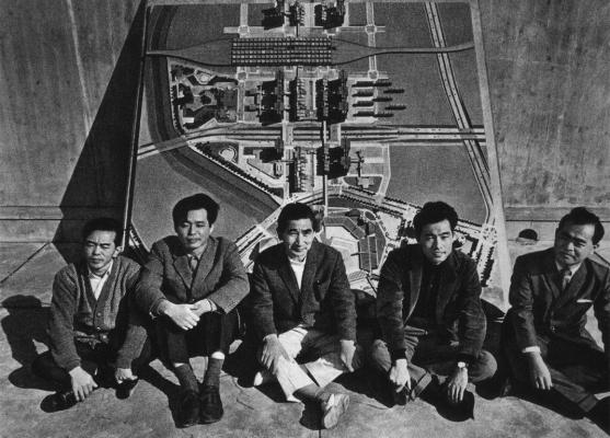 Kenzo Tange pályaműve Skopje városközpontjára, 1965